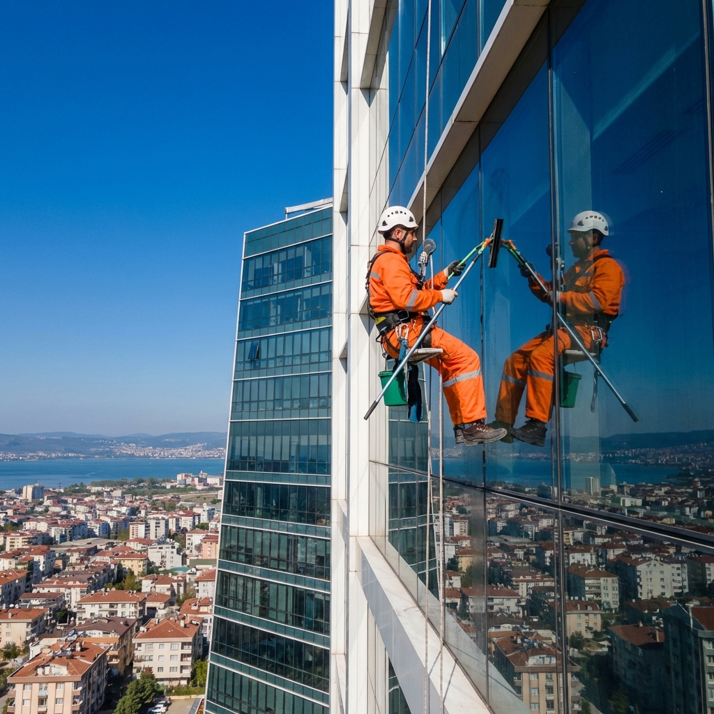 Dış Cephe Cam Temizliğinde Güvenlik ve Kalite